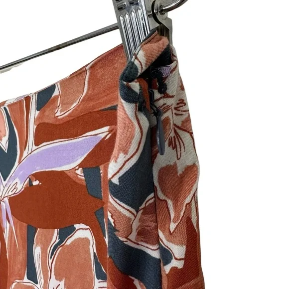 Nine West Asymmetrical Midi Skirt L Multi Color - Picture 4 of 6